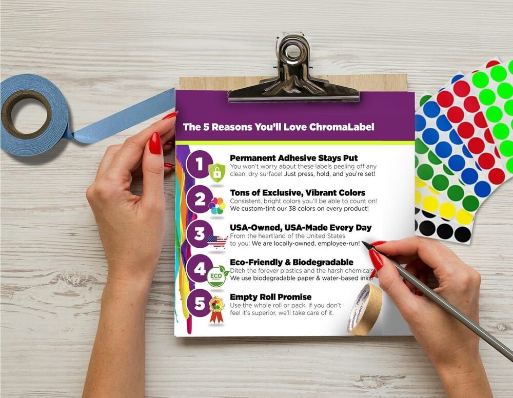 6628 2 x 3 Inch Rectangular Color Coding Labels Permanent Colored Label - Picture 2 of 6